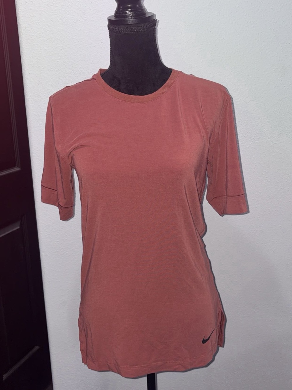 Nike Women's Rust Orange Crew Short Sleeve Tee
